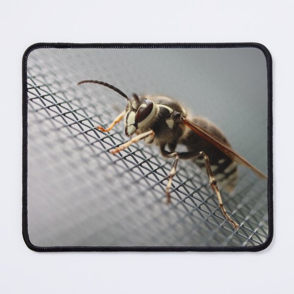 Item preview, Wasp on a Screen designed and sold by LisaNaturePhoto.