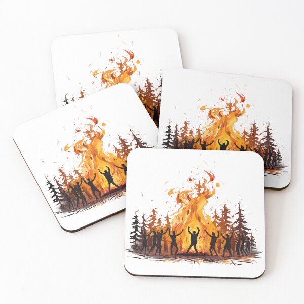 Item preview, Fire dancing in the forest designed and sold by Gilpro Designs.
