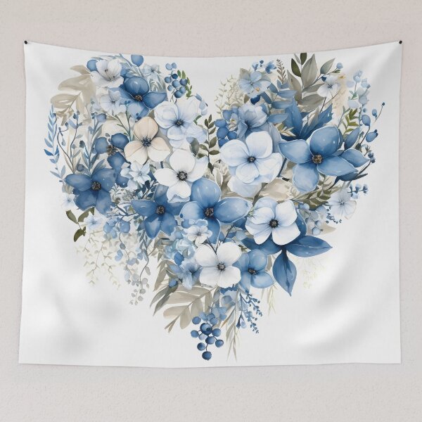 Item preview, Winter flower arrangement in the shape of a heart designed and sold by dcrc.
