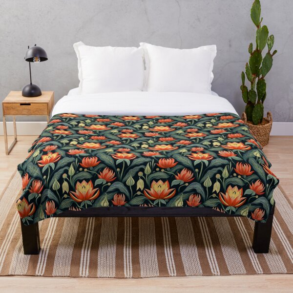 Item preview, Patrón Floral Con Lotos designed and sold by KENEAU.