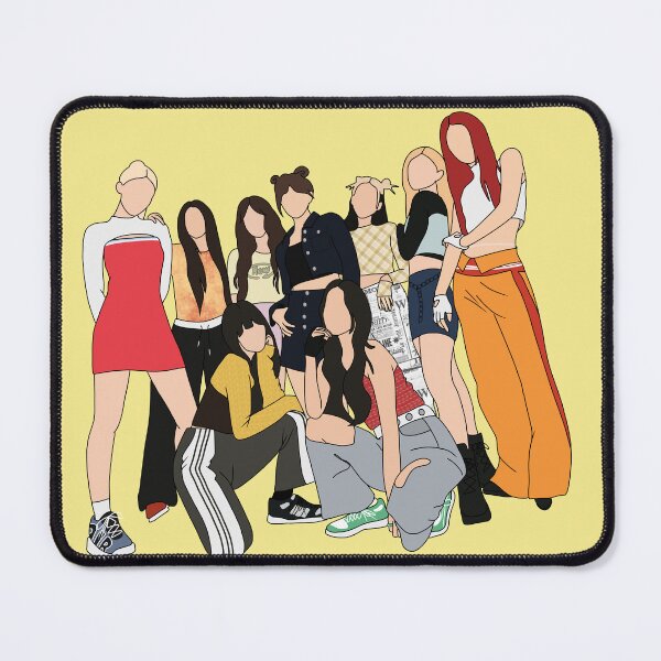 Item preview, Kep1er Dazzling Girls in London Group Photo Digital Drawing designed and sold by pamelairene.