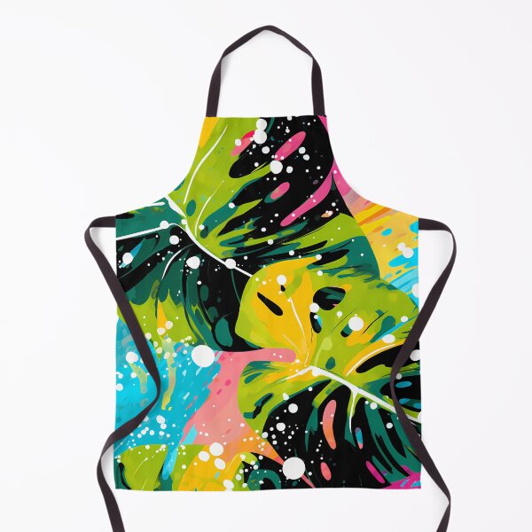 Item preview, Tropical Leaves Abstract Background with Vivid Colors designed and sold by HisoTorDesign.