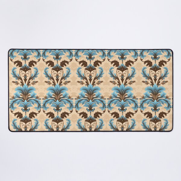 Item preview, Damask style design pattern with trending colours for home decoration and living designed and sold by VISIONARTIST.