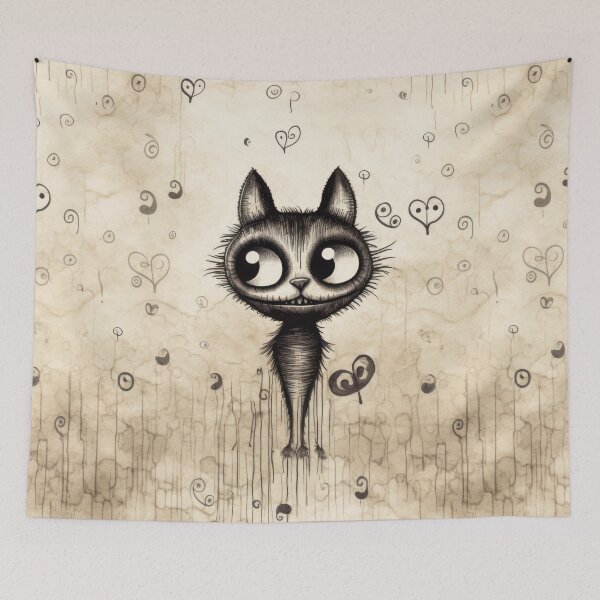 Item preview, Cat Vintage No.4 designed and sold by Pixelartistin.