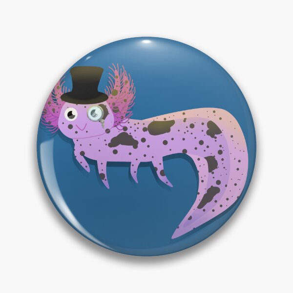 Item preview, Axolotl That is Friend Shaped (dapper pied) designed and sold by Tweetyeti.