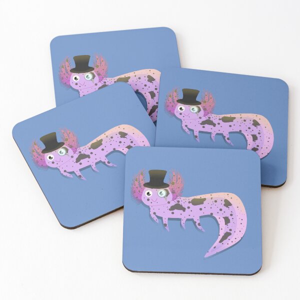 Item preview, Axolotl That is Friend Shaped (dapper pied) designed and sold by Tweetyeti.