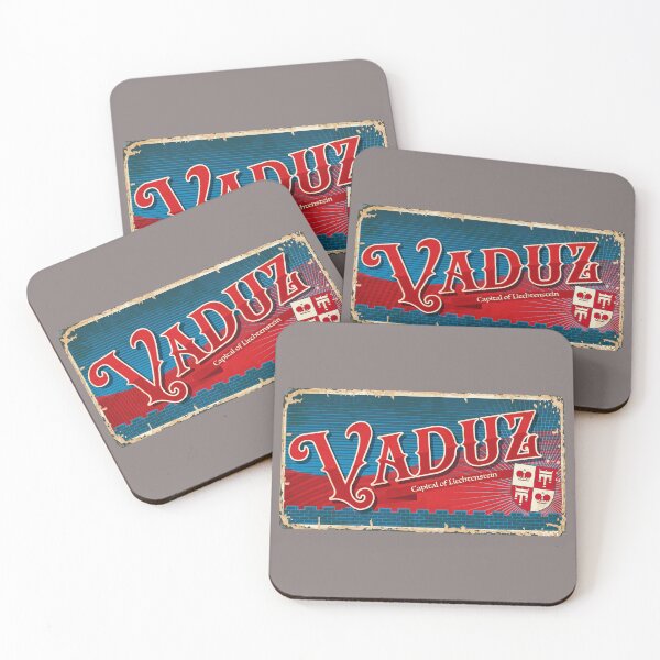 Item preview, VADUZ Principality of Liechtenstein country sticker t-shirt 01 designed and sold by LocationInks.