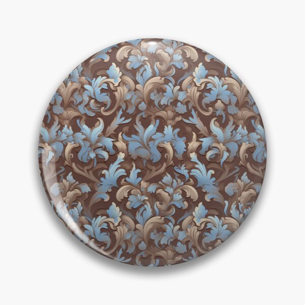 Item preview, Damask style design pattern with trending colours for home decoration and living designed and sold by VISIONARTIST.