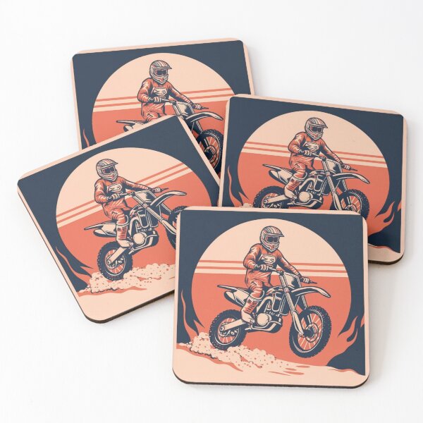 Item preview, Retro 1980's Dirt Bike Hero designed and sold by CraftedRealm.