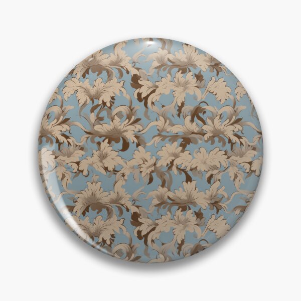 Item preview, Damask style design pattern with trending colours for home decoration and living designed and sold by VISIONARTIST.