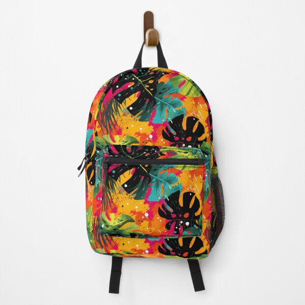 Item preview, Tropical Leaves on a Vibrant Background designed and sold by HisoTorDesign.
