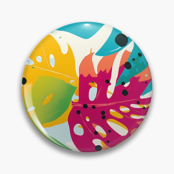 Item preview, Tropical Leaves Seamless Pattern with Vibrant Colors designed and sold by HisoTorDesign.
