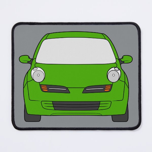 Item preview, Nissan Micra March K12 front apple green color designed and sold by EdimDesign.