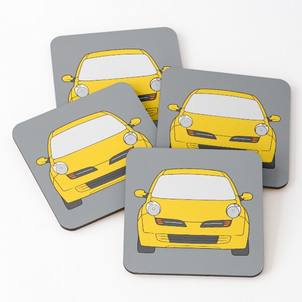 Item preview, Nissan Micra March K12 front yellow color designed and sold by EdimDesign.