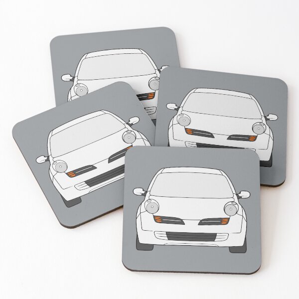 Item preview, Nissan Micra March K12 front white color designed and sold by EdimDesign.