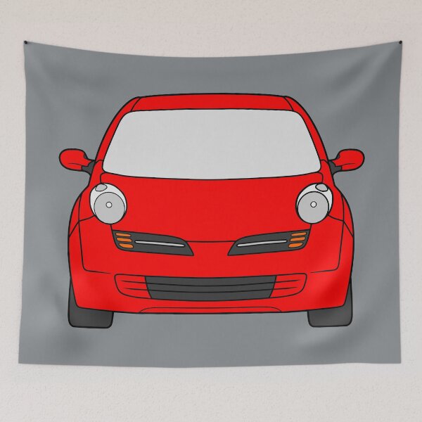 Item preview, Nissan Micra March K12 front red color designed and sold by EdimDesign.