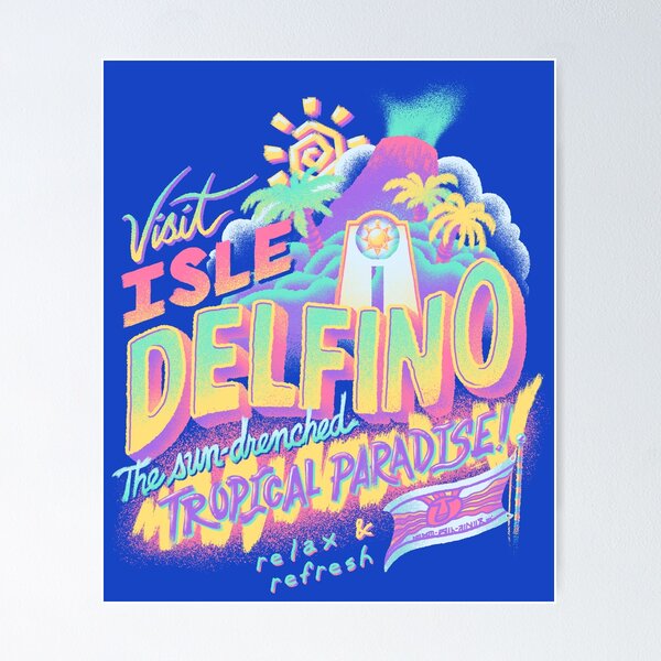 Item preview, Visit Isle Delfino designed and sold by thmadethis.