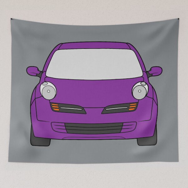 Item preview, Nissan Micra March K12 front purple color designed and sold by EdimDesign.