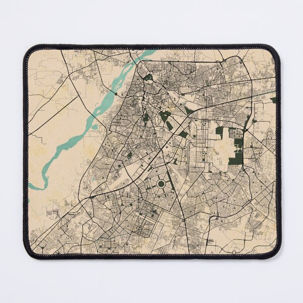 Item preview, Lahore City Map of Punjab, Pakistan - Vintage designed and sold by deMAP.