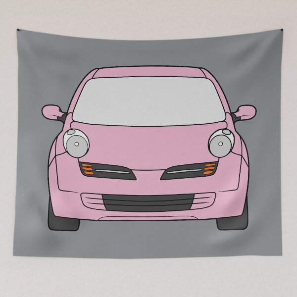 Item preview, Nissan Micra March K12 front pink color designed and sold by EdimDesign.
