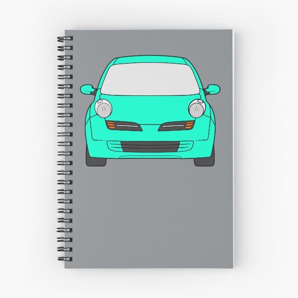 Item preview, Nissan Micra March K12 front colored neon green designed and sold by EdimDesign.