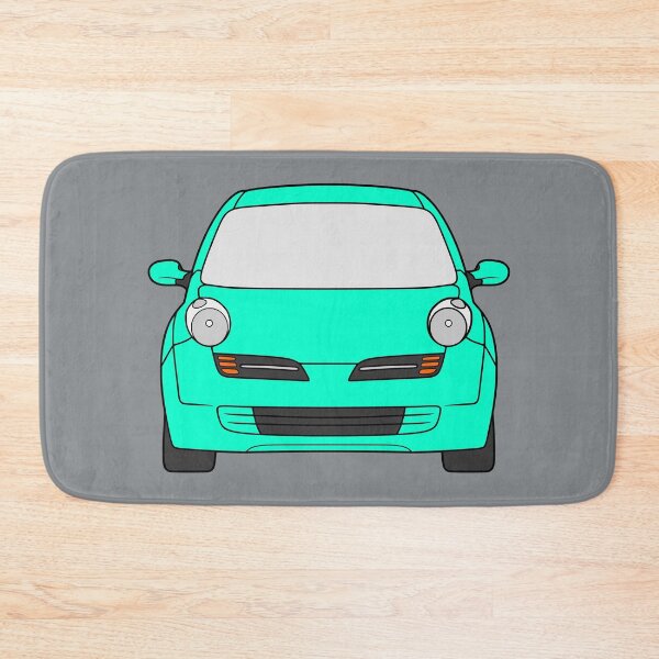 Item preview, Nissan Micra March K12 front colored neon green designed and sold by EdimDesign.
