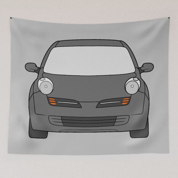 Item preview, Nissan Micra March K12 front grey color designed and sold by EdimDesign.
