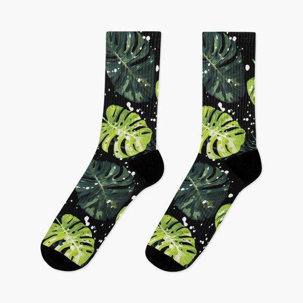 Item preview, Tropical Leaves Abstract Background with Black and White designed and sold by HisoTorDesign.