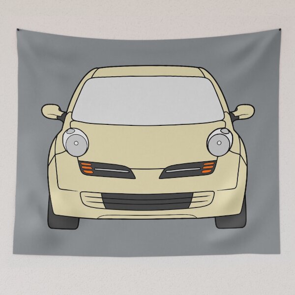 Item preview, Nissan Micra March K12 front cream color designed and sold by EdimDesign.