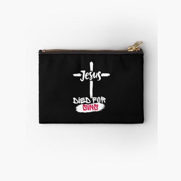 Item preview, Jesus died for our sins-christian cross sticker designed and sold by Faithandpattern.