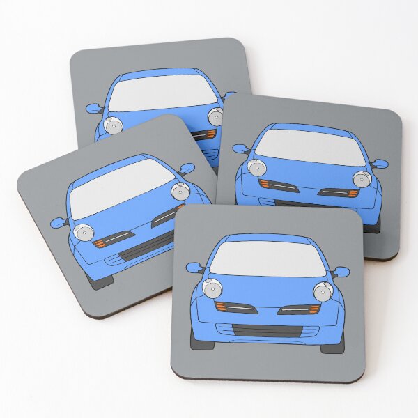 Item preview, Nissan Micra March K12 front bright blue color designed and sold by EdimDesign.