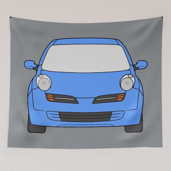 Item preview, Nissan Micra March K12 front bright blue color designed and sold by EdimDesign.