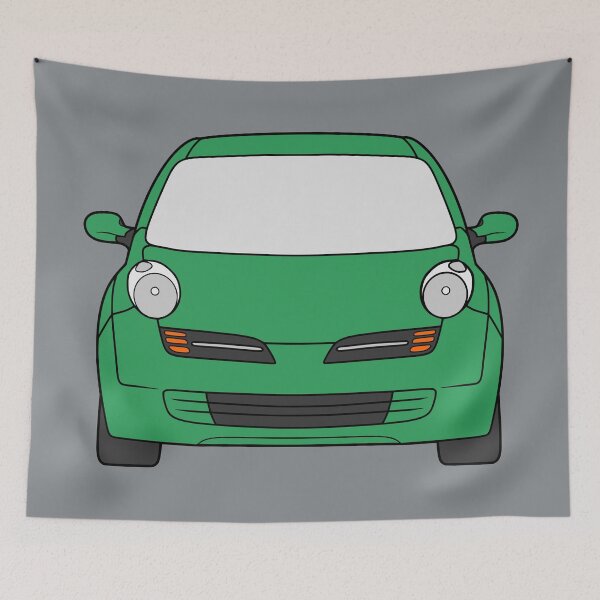 Item preview, Nissan Micra March K12 front green color designed and sold by EdimDesign.