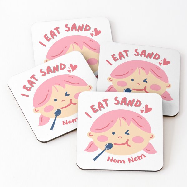 Item preview, I eat sand Funny Gen Z Meme Bumper 2 designed and sold by SodaPUNCH.