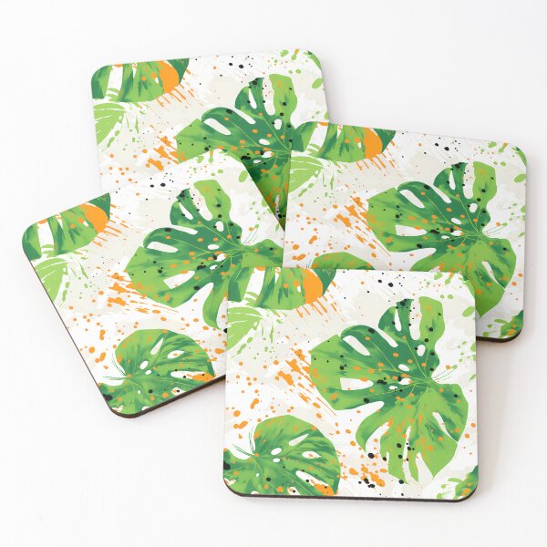 Item preview, Seamless Tropical Leaves Pattern designed and sold by HisoTorDesign.