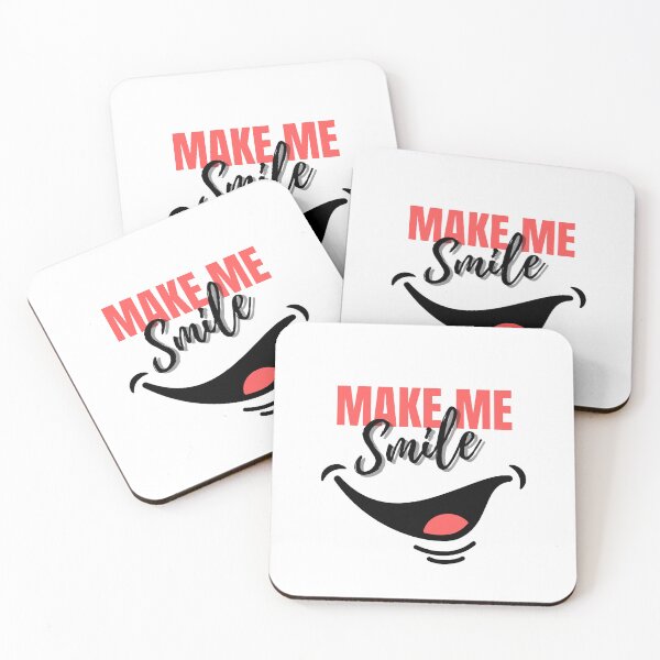 Item preview, Make Me Smile Typography - Minimalist Happiness designed and sold by SYSTEMSHIRTS.