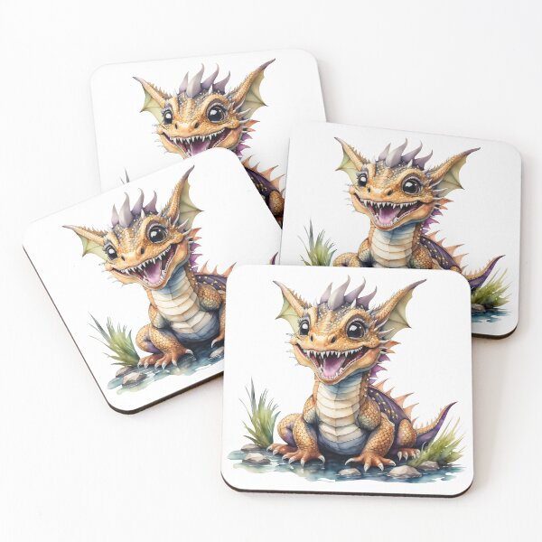 Item preview, Cute Happy Orange Dragon designed and sold by Lehuas.