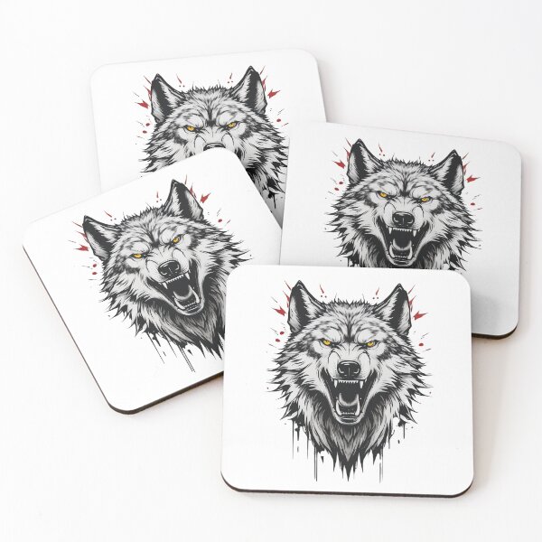 Item preview, Fierce Wolf Head designed and sold by boyangyang.