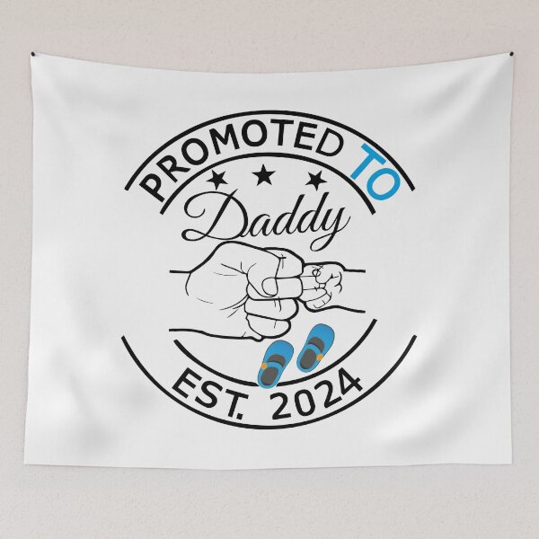 Item preview, Promoted To Daddy 2024 designed and sold by Art-Essa.