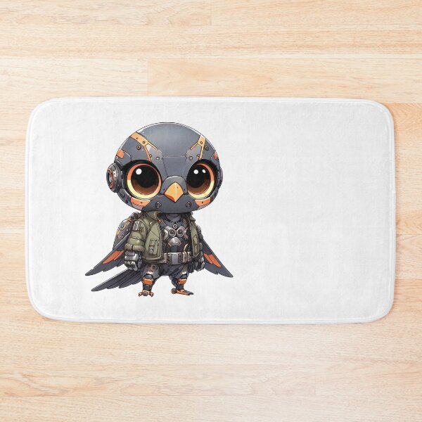 Item preview, Cute Cyberpunk Robot Falcon! designed and sold by kukamatsu.