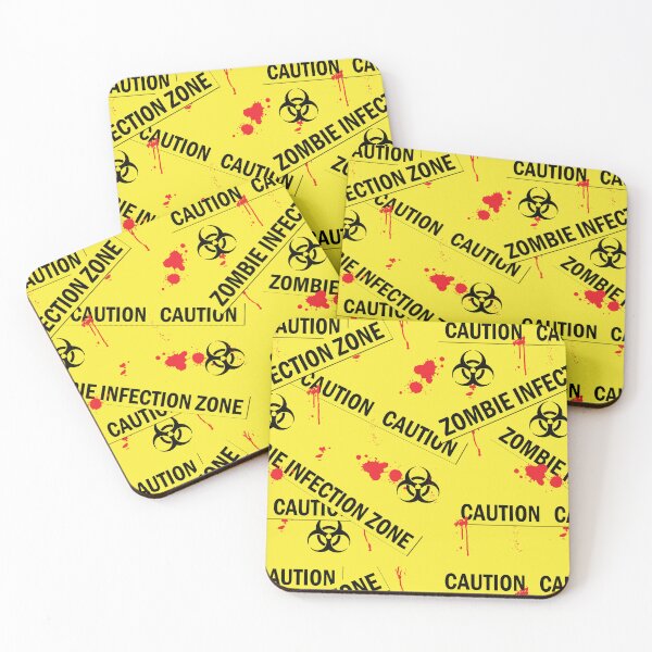Item preview, Zombie Infection Zone Caution Tape designed and sold by HotHibiscus.