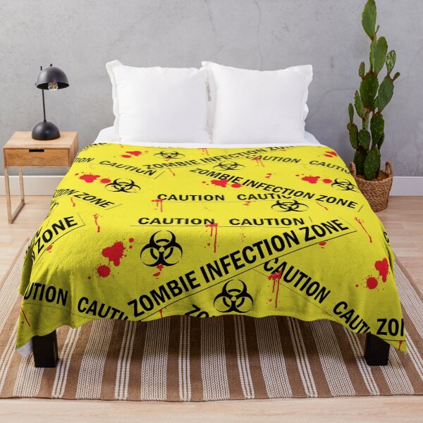 Item preview, Zombie Infection Zone Caution Tape designed and sold by HotHibiscus.