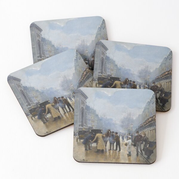 Item preview, The Accident: Porte Saint Denis (19th century) - Jean Béraud designed and sold by SALON DES ARTS.
