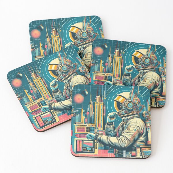Item preview, Astronaut Odyssey Pop Art - home decor designed and sold by crea8iveway.