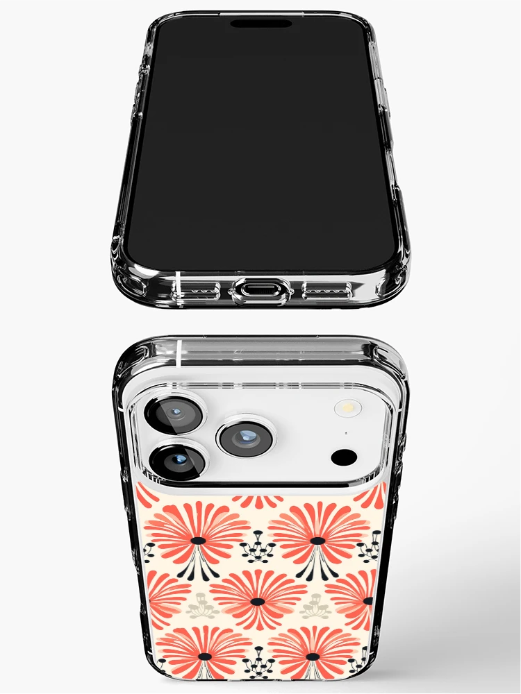 Thumbnail 3 of 5, iPhone Case, Abstract Modern Flower Pattern designed and sold by ReverseBleach.