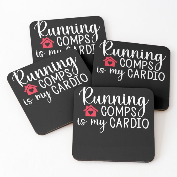 Item preview, Running Comps Is My Cardio Funny Realtor Saying designed and sold by NovaPixelArtCo.