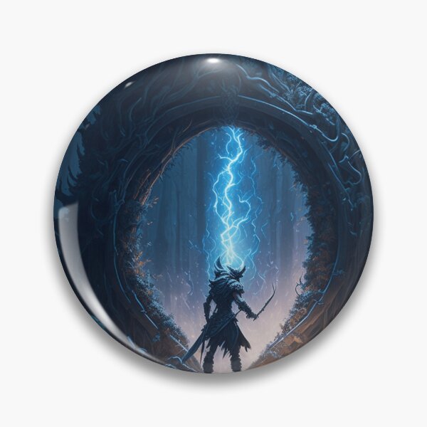 Item preview, A Chaos Warrior Entering a Mystical Portal designed and sold by Myahashaye.