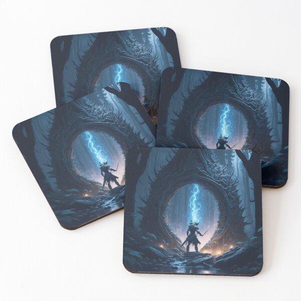 Item preview, A Chaos Warrior Entering a Mystical Portal designed and sold by Myahashaye.