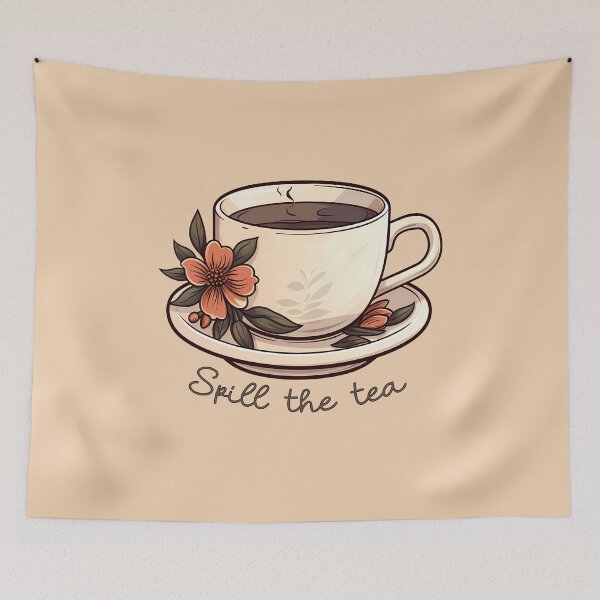 Item preview, Spill the Tea Typography  designed and sold by meganohm.