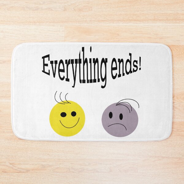 Item preview, Philosophical Smiles - 'Everything Ends' Emotive Artwork designed and sold by SmartDesignByBB.